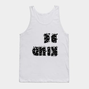 Glitty Be Kind backward Letter Tank Top